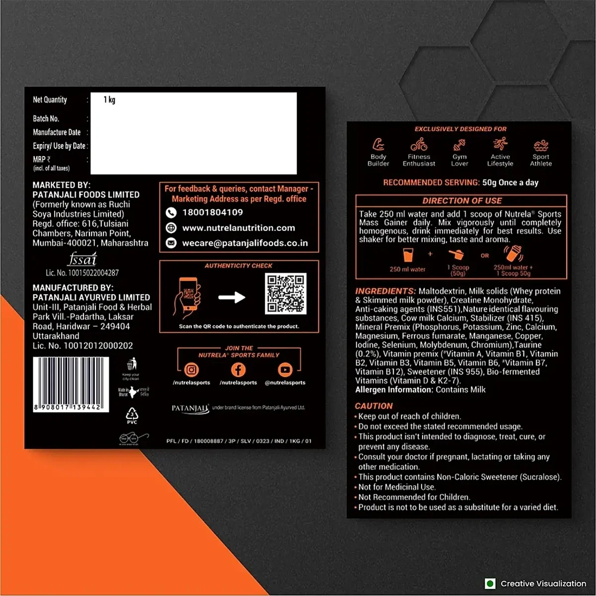 Patanjali Nutrela Sports Whey Performance (Fvic) | Grocsy