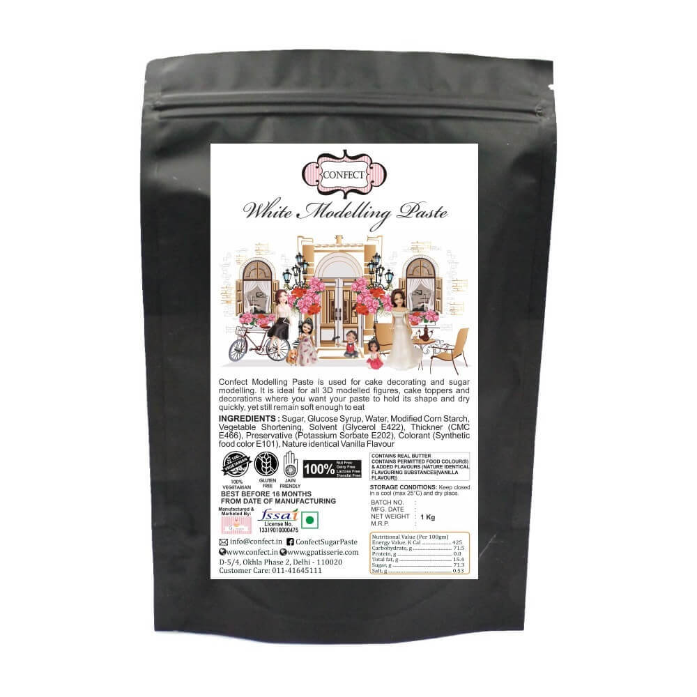 Confect White | Edible Modelling Past | Grocsy