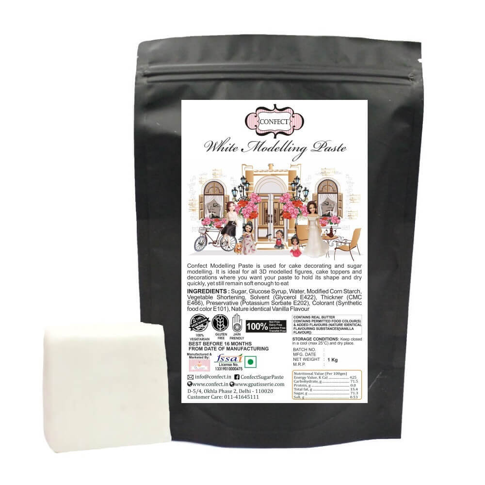 Confect White | Edible Modelling Past | Grocsy