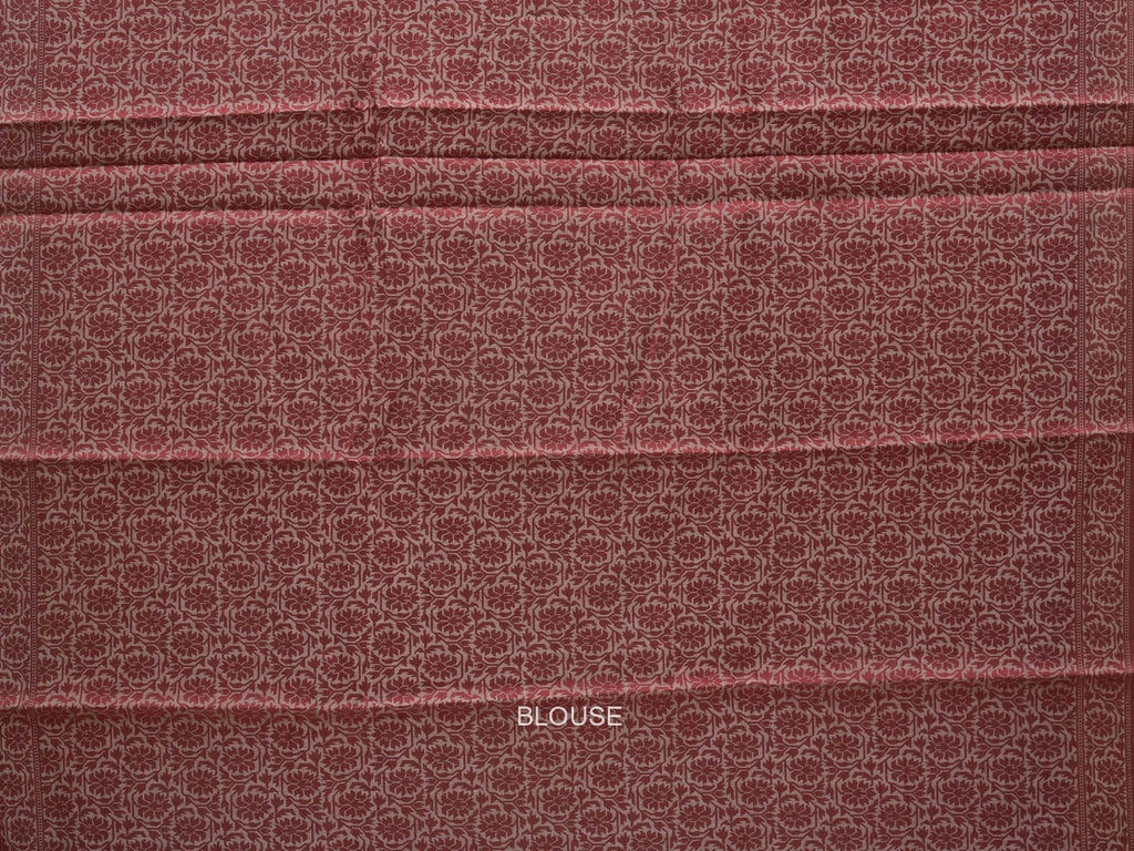 White Cut Work Sico Cotton Saree with All Over Banaras Design - Global Threads | Grocsy