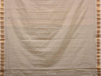 White Uppada Cotton Handloom Saree with Jamdani Pallu Design - Global Threads | Grocsy