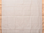 White Uppada Cotton Silk Handloom Saree with Hamsa Pallu Design - Global Threads | Grocsy