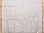 White Uppada Silk Handloom Saree with Jamdani Pallu Design - Global Threads | Grocsy