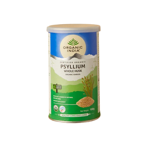 Organic India Psyllium Whole Husk | Certified Organic Isabgol for Digestive Health & Regularity - Swadesiicart