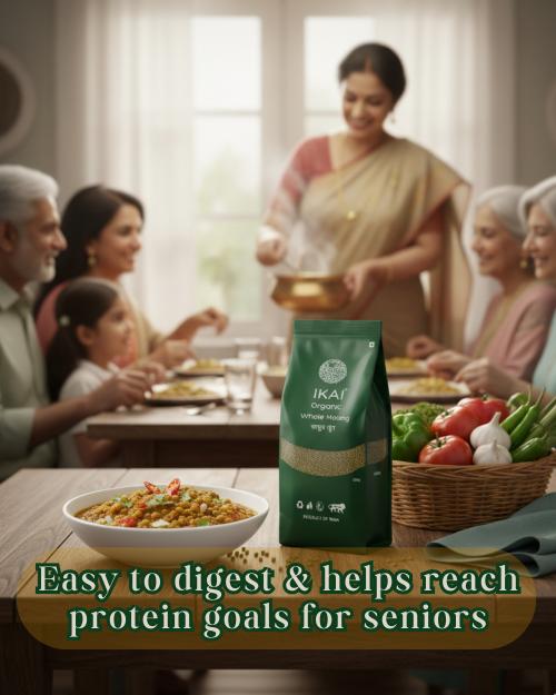 IKAI Organic Whole Moong (Green Gram)