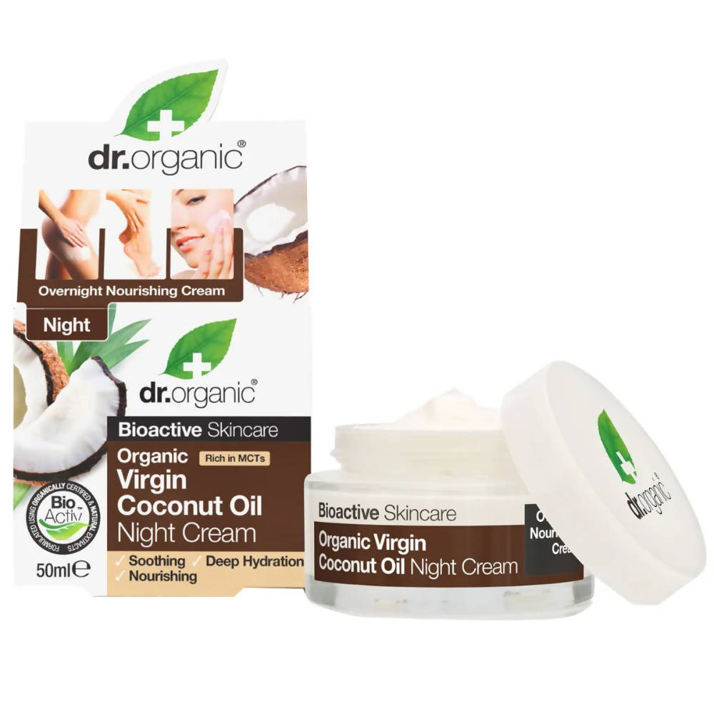 Dr.Organic Virgin Coconut Oil Night Cream | Grocsy