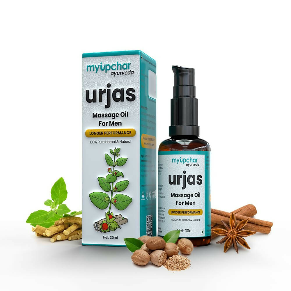 Myupchar Ayurveda Urjas Massage Oil Men | Grocsy