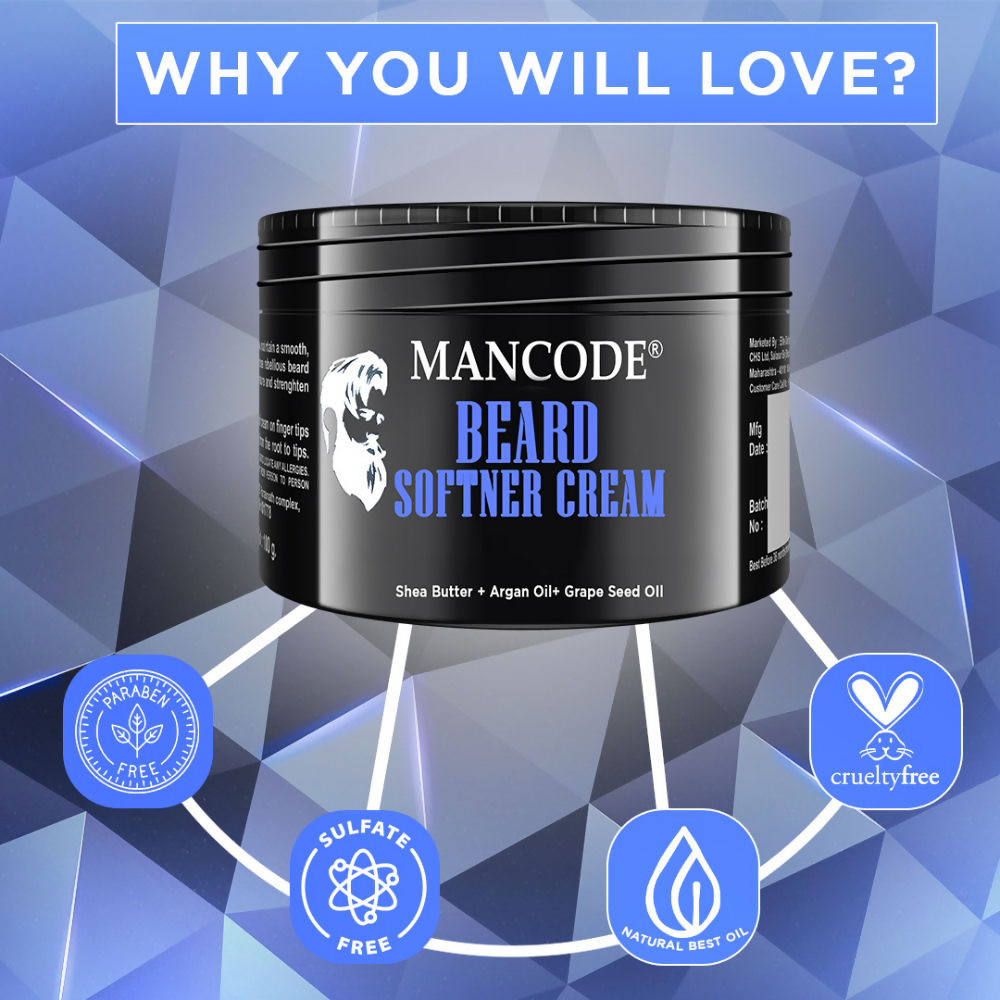 Mancode Beard Softener Cream | Grocsy