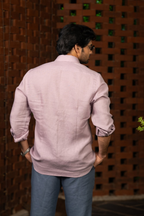 Linen Pink Seafoam Serenity Shirt By Hilo Design | Grocsy