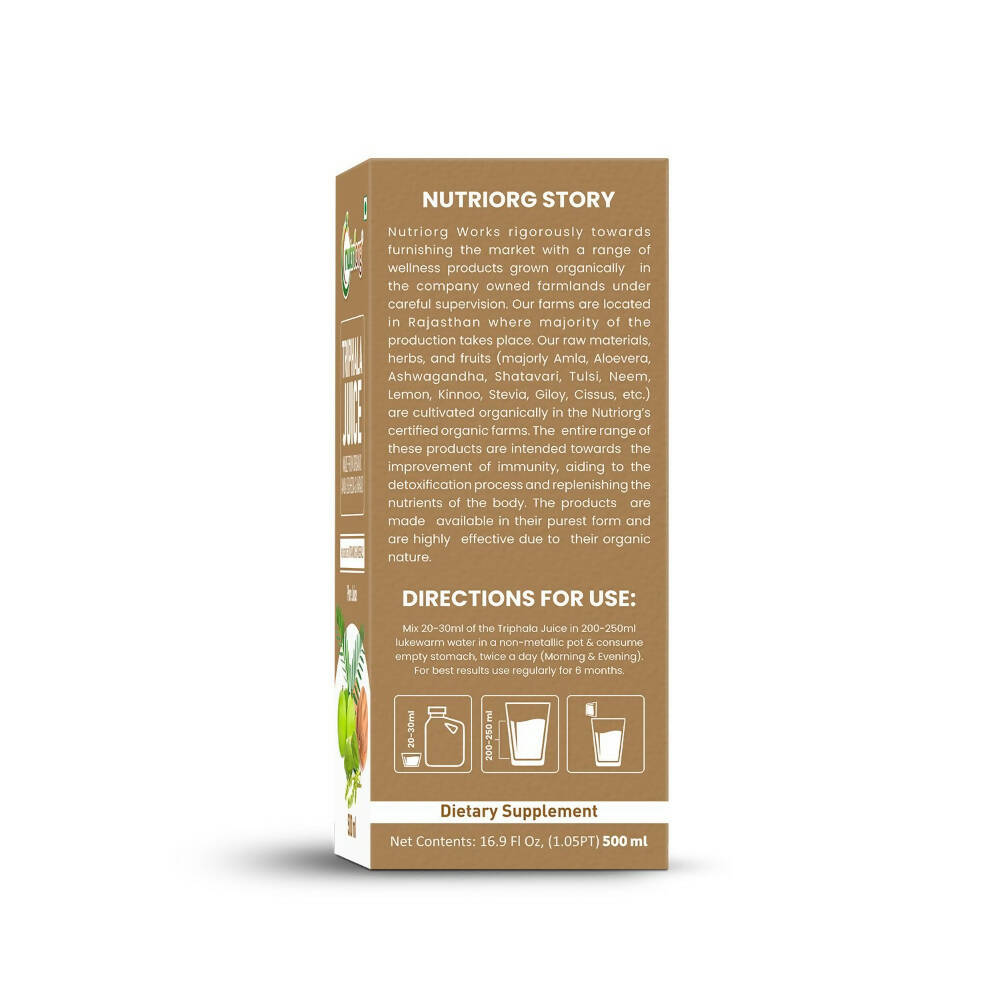 Nutriorg Triphala Juice | Grocsy