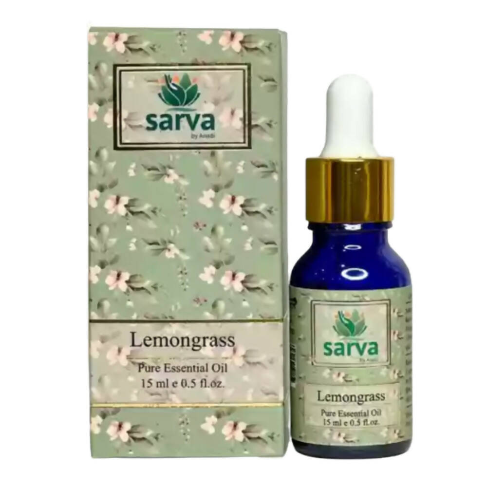 Sarva by Anadi Lemongrass Pure Essential Oil | Grocsy
