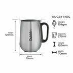 Dubblin Rugby Stainless Steel Mug | Grocsy