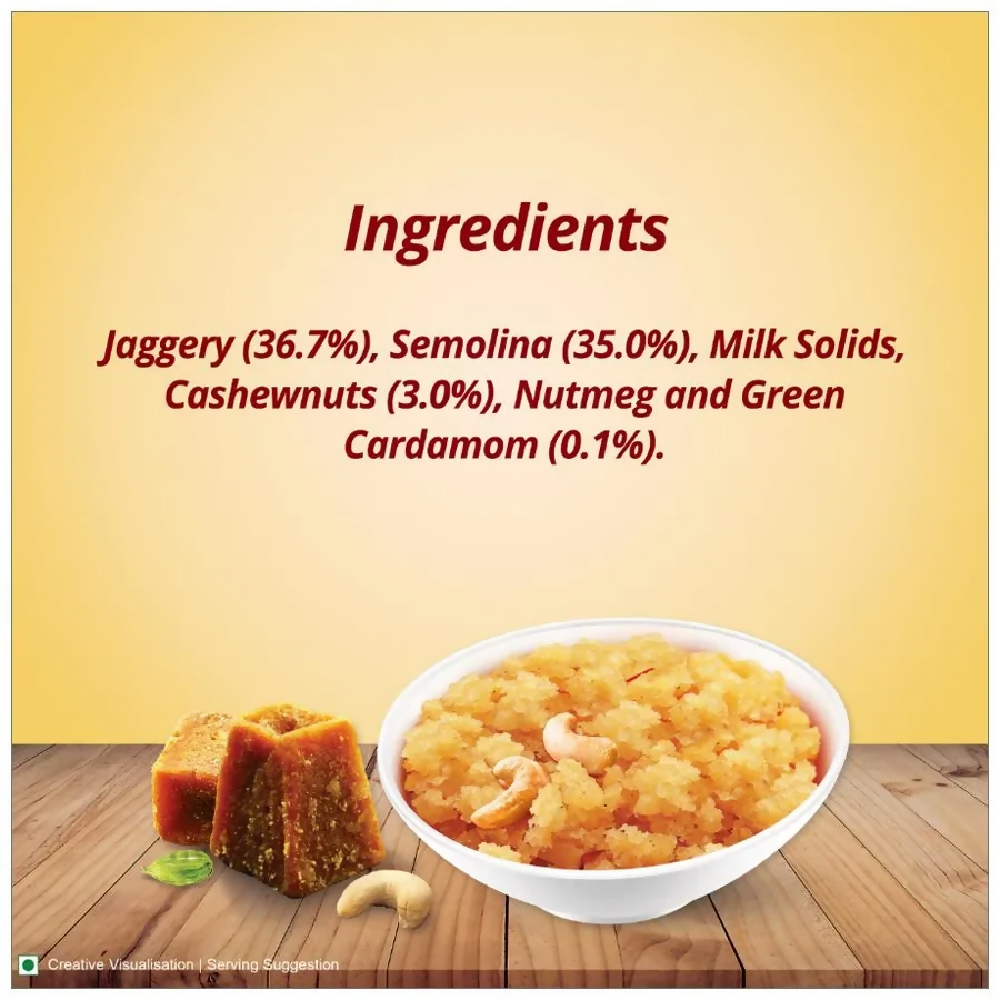 Aashirvaad Instant Suji Halwa with Jaggery | Grocsy