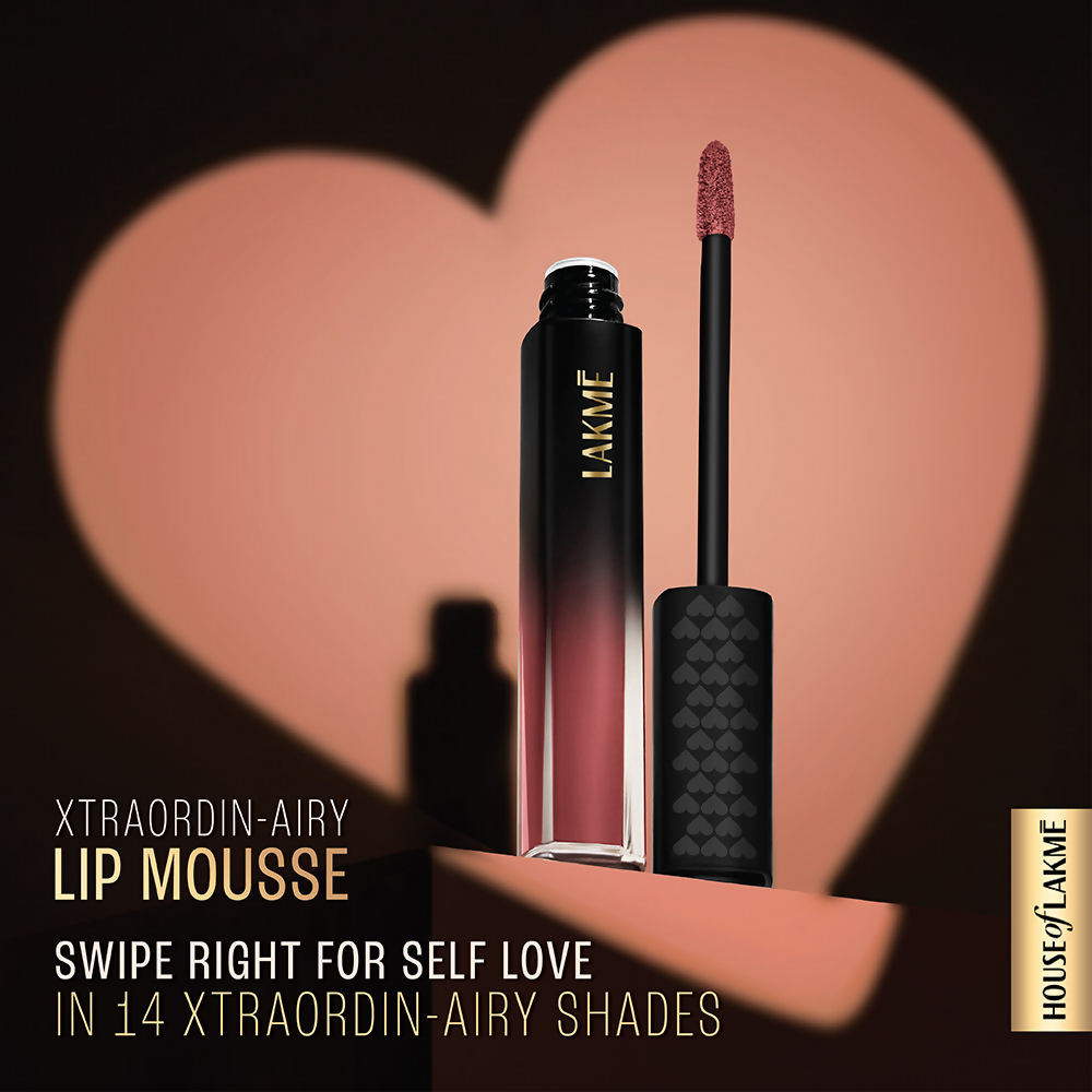 Lakme Xtraordin-Airy Velvet Matte Lip Mousse - Lets Talk Nude | Grocsy