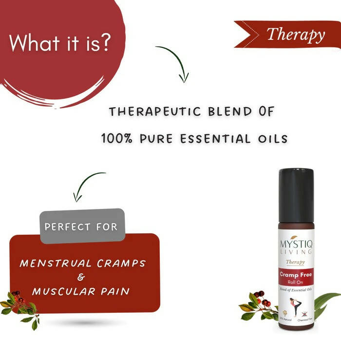 Mystiq Living Therapy Cramp Free Roll On | Grocsy