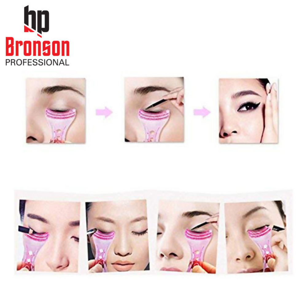 Bronson Professional Eyeliner Guide Stencil Reusable Makeup Guide Template Shaper | Grocsy