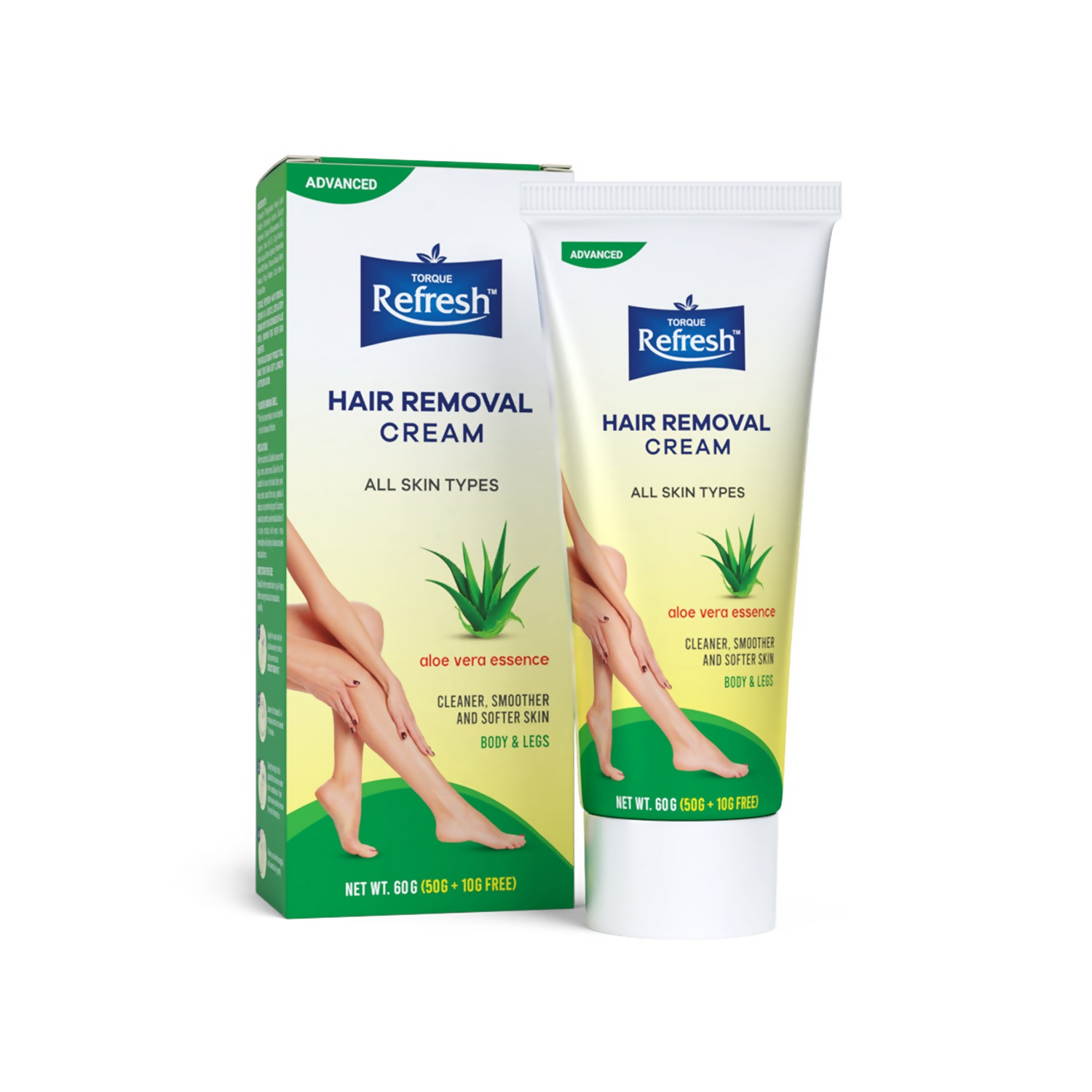 Torque's Refresh Hair Removal Cream With Aloe Vera Essence | Grocsy