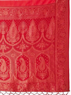 Joban Fashion Satin Silk Off White Floral Printed Saree | Grocsy
