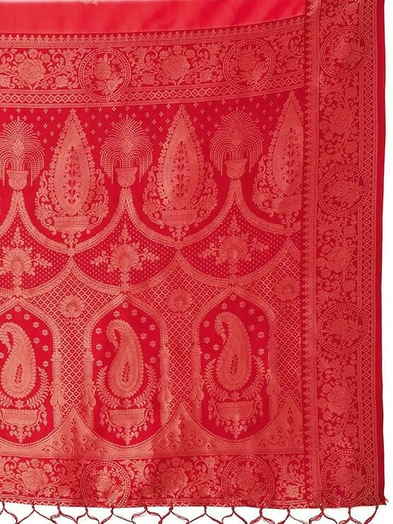 Joban Fashion Satin Silk Off White Floral Printed Saree | Grocsy