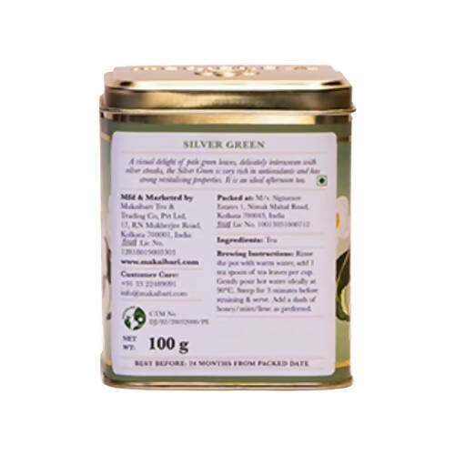 Makaibari Darjeeling Silver Green Tea (Tin Caddy) | Grocsy