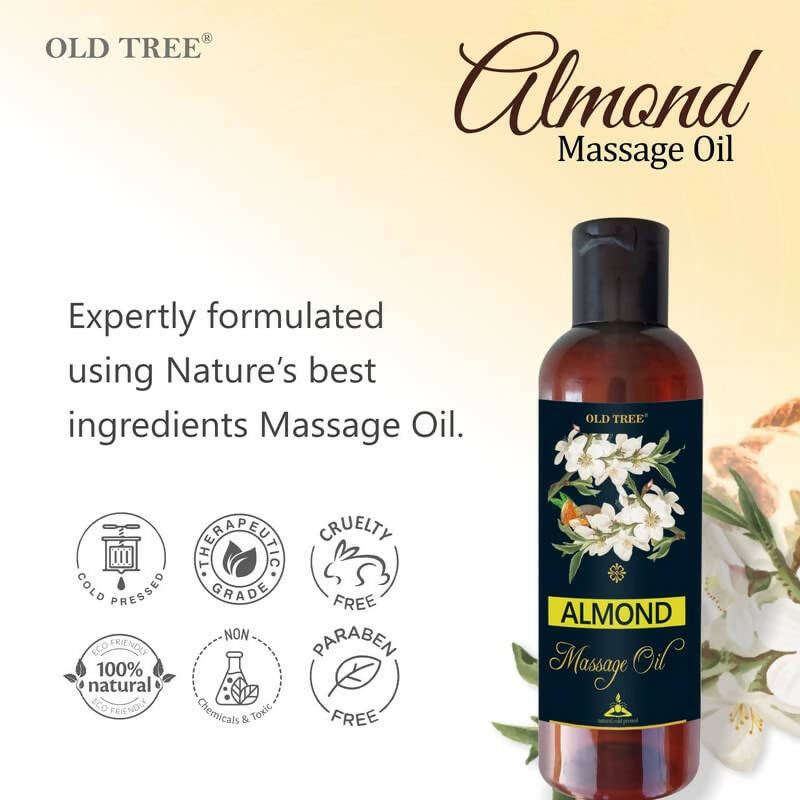Old Tree Almond Body Massage Oil | Grocsy