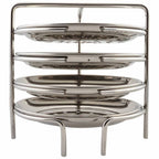 Jain Stainless Steel Small Idiappam Stand - 4 Plates | Grocsy