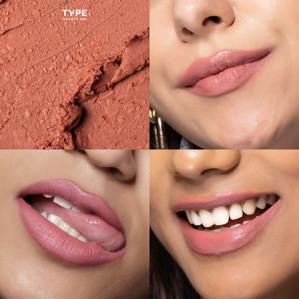 Type Beauty Cream Matte Lipstick For Pigmented Lips - 504 Obsession | Grocsy