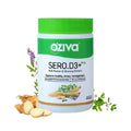 OZiva Sero.D3+ With Brahmi & Ginseng Extract Capsules | Grocsy