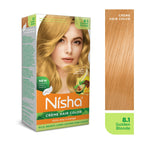 Nisha Creme Hair Color for Women - Golden Blonde | Grocsy