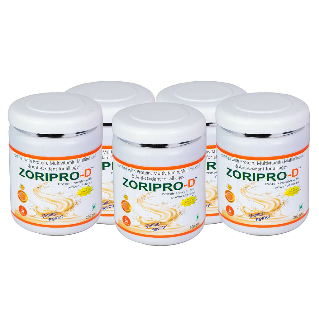 Zorilla Life Science Zoripro-D Protein Powder - Vanilla I Fortified with Protein I Multivitamin I Multimineral I Protein Powder with power of Herbs I Milk Protein with Power of Ashwagandha | Grocsy