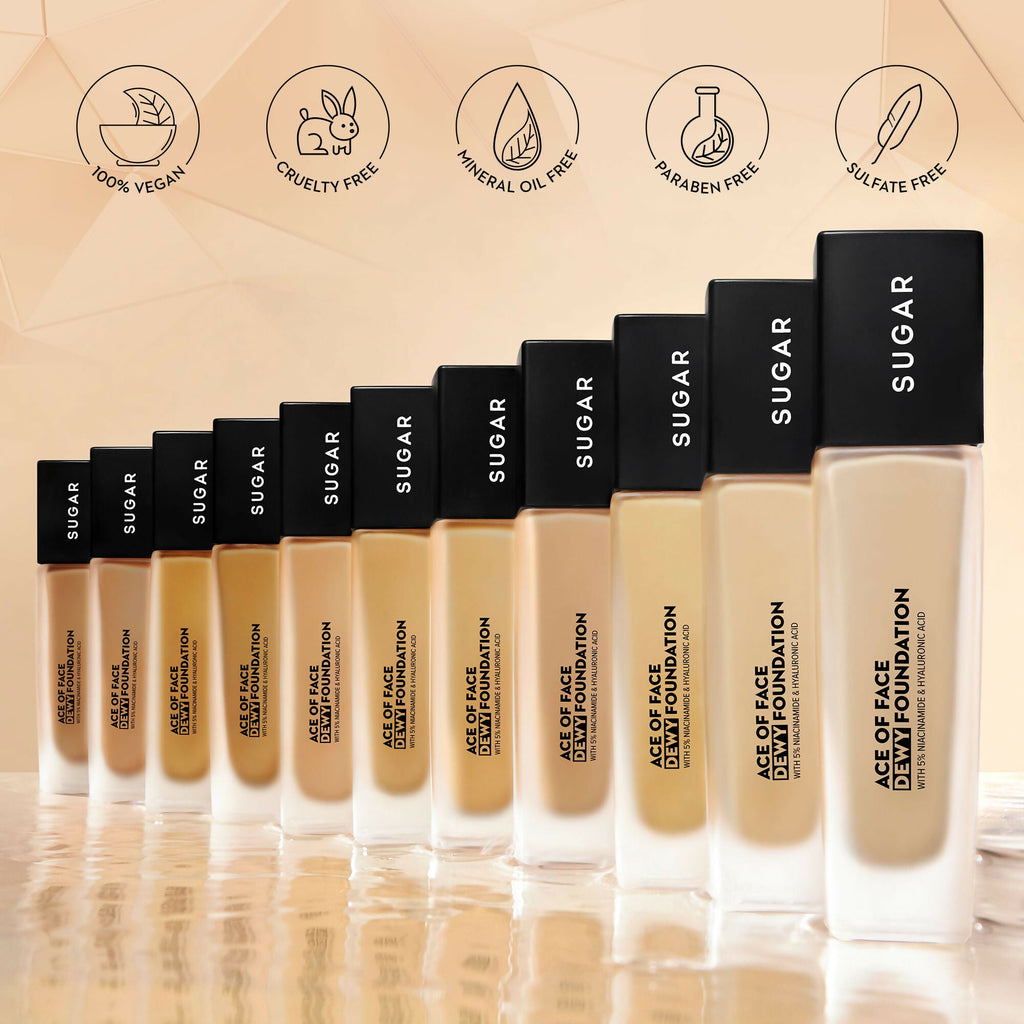 Sugar Ace Of Face Dewy Foundation - 10 Latte | Grocsy