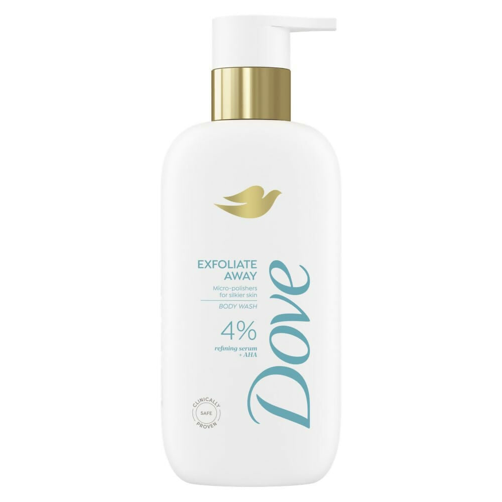 Dove Exfoliate Away Serum Body Wash with 4% Refining Serum + AHA | Grocsy