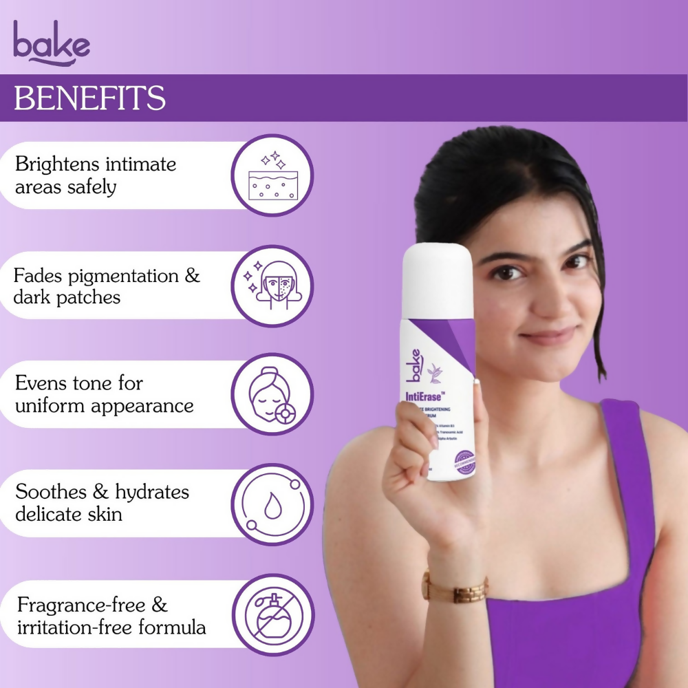 Bake IntiErase™ Intimate Brightening Roll On Serum | Grocsy