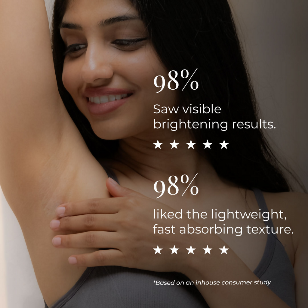 Green And Beige Deca Glow Underarm Brightening Serum | Grocsy