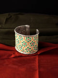 Mominos Fashion Johar Kamal Beautiful Hand-painted Brass kada/Bracelet | Grocsy