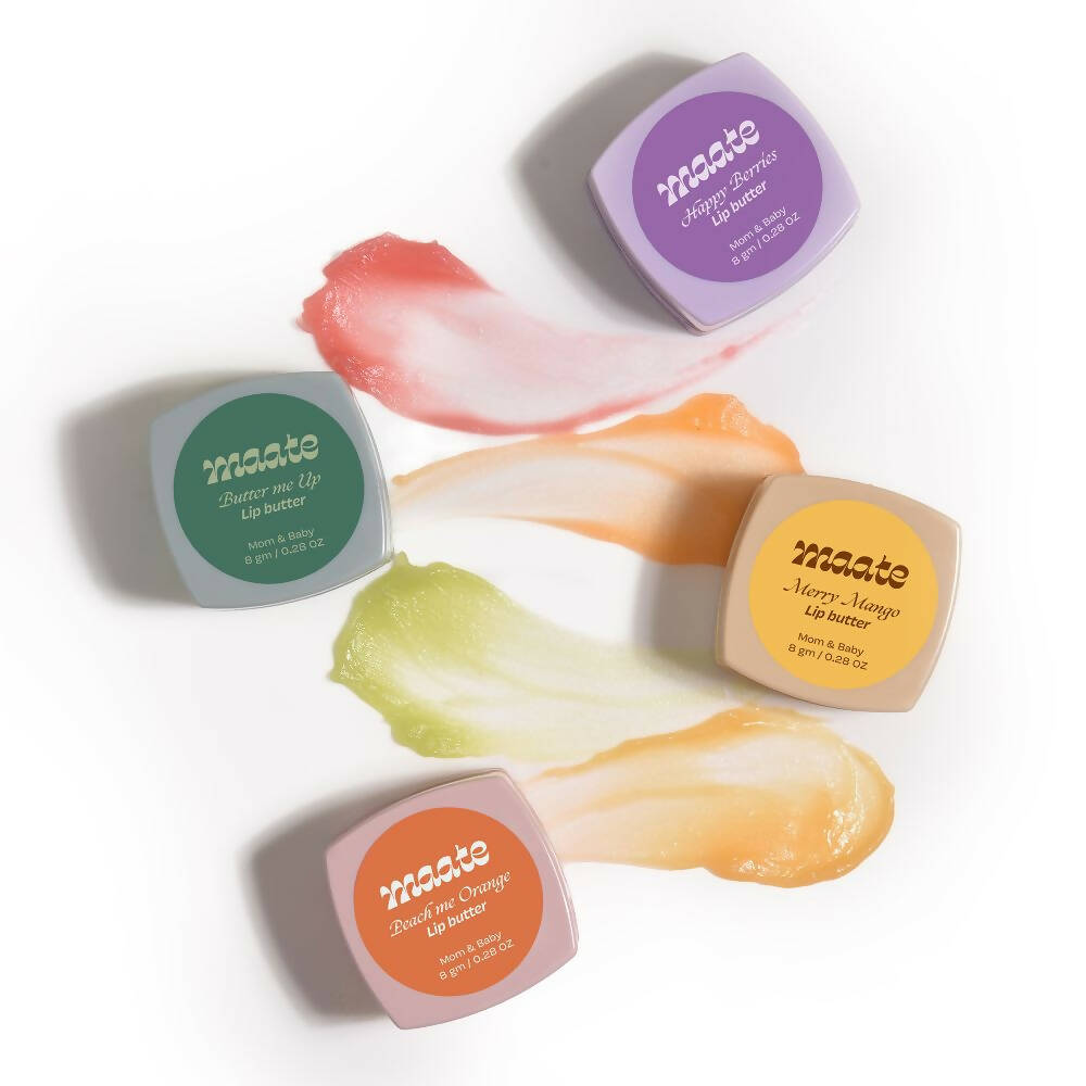 Maate Lip Butter | Packed with Precious Butters for Nourishing, Chapped Lips | Grocsy