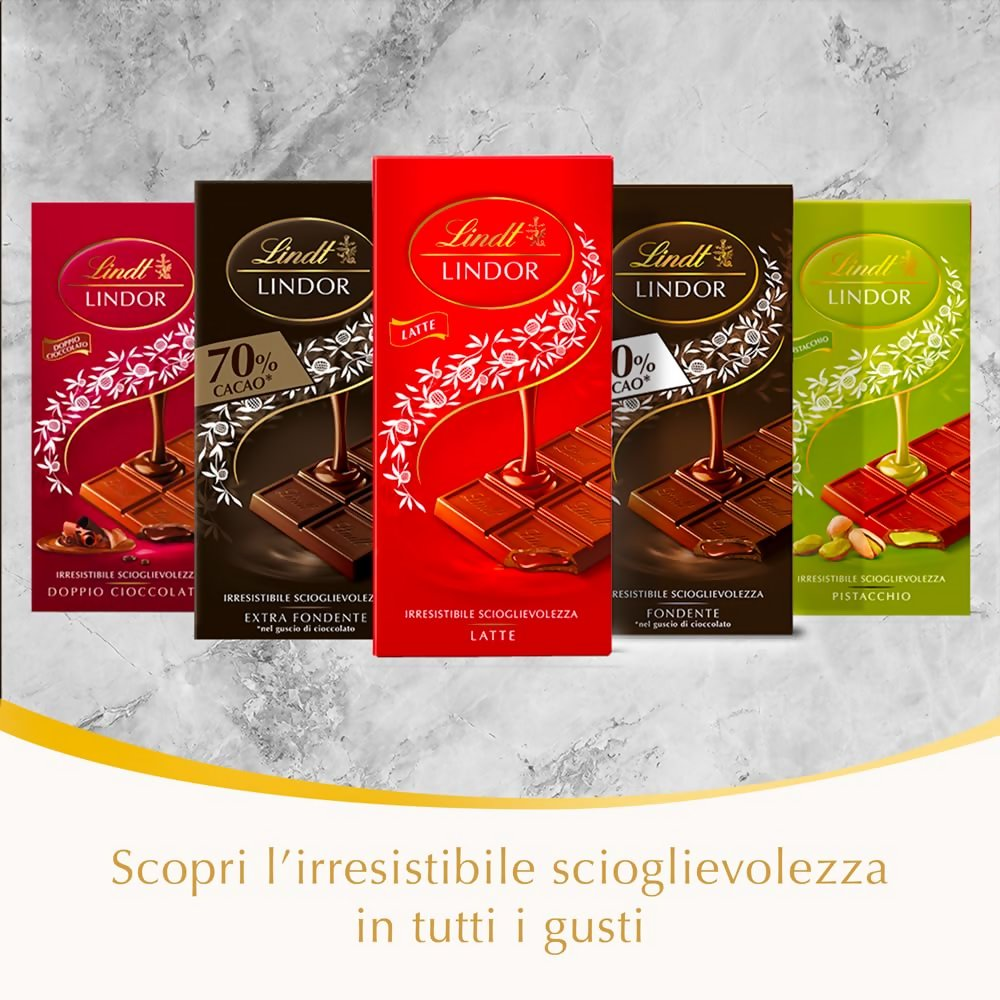 Lindt Lindor White Bar - White Chocolate | Grocsy