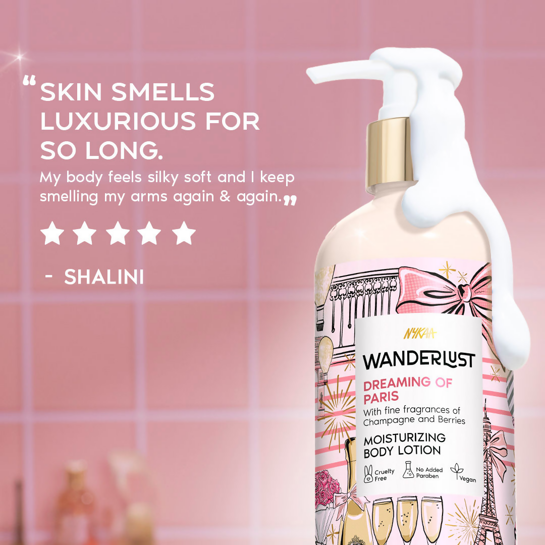 Wanderlust Dreaming of Paris Fruity Perfume Body Lotion | Grocsy