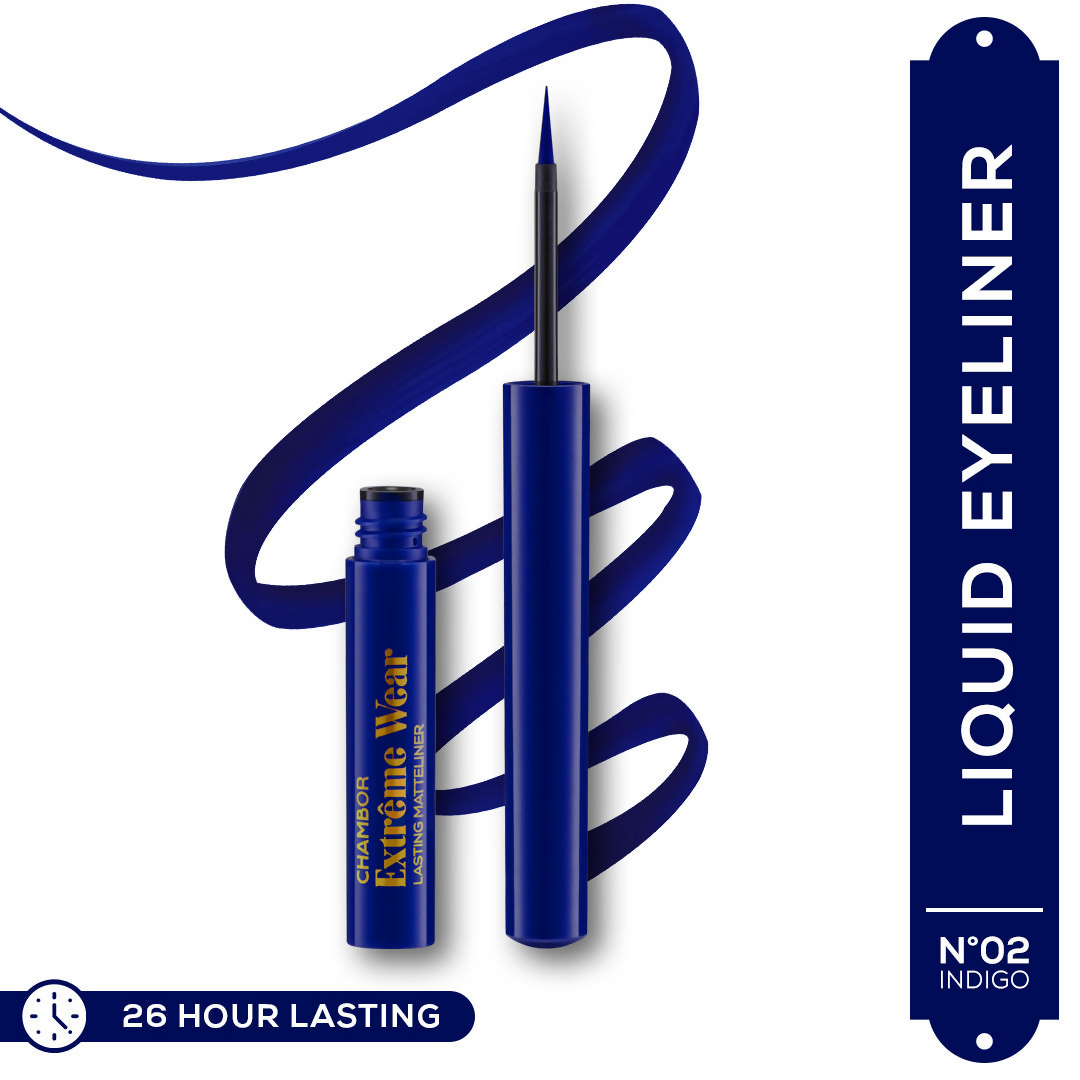 Chambor Extreme Wear Lasting Matte Liner - Indigo | Grocsy