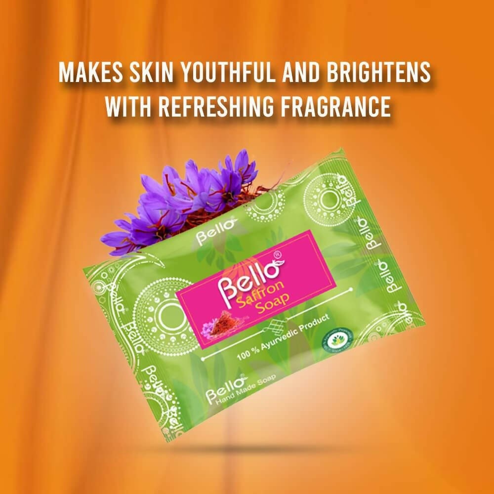Bello Herbals Herbal Saffron Soap | Grocsy