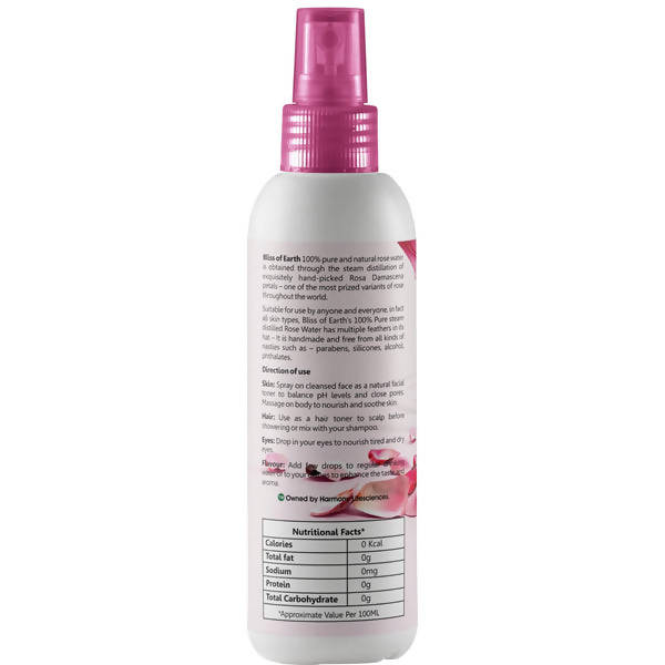 Bliss of Earth Damascena Rose Water | Grocsy