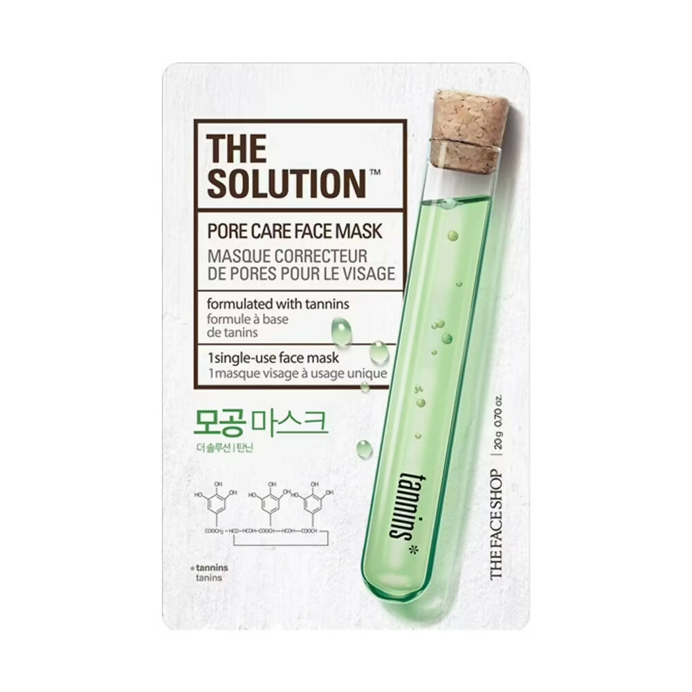 The Face Shop The Solution Pore Care Face Mask - Korean Skincare | Grocsy