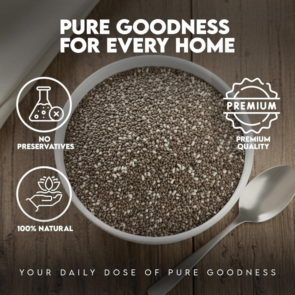 Shagun Natural Chia Seeds | Grocsy