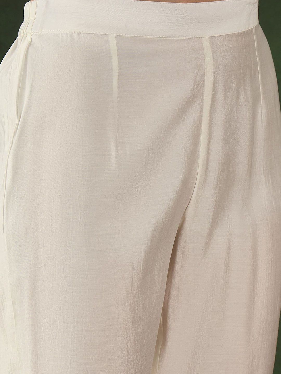 Sangria Embroidered Kurta & Trouser With Dupatta | Grocsy