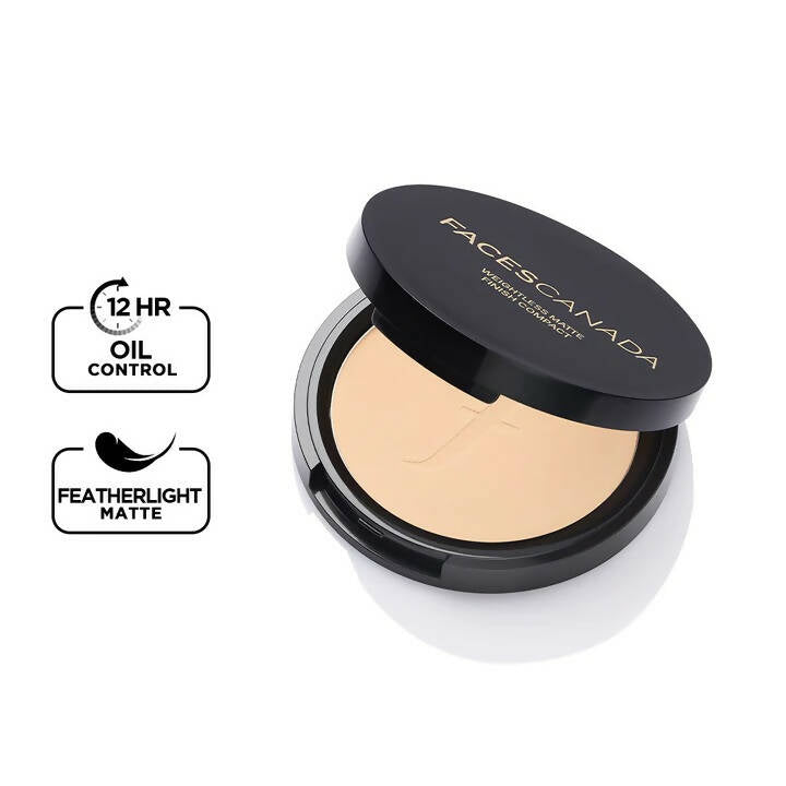 Faces Canada Weightless Matte Finish Compact-Beige 03 | Grocsy