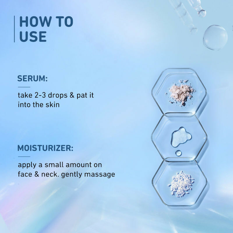 Plum Niacinamide Serum & Moisturizer Duo With Rice Water - Fades Blemishes, Hydrates & Brighten Skin | Grocsy