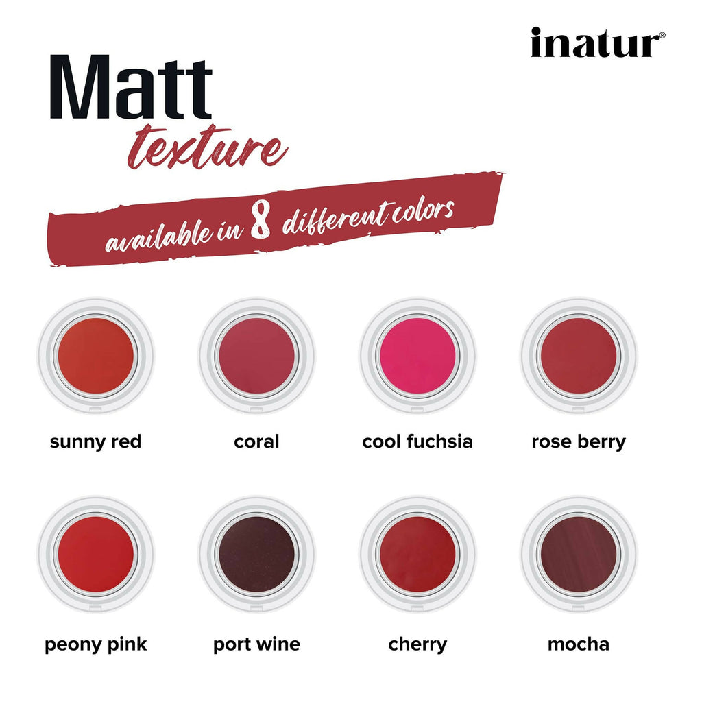 Inatur Lip and Cheek Tint Rose Berry | Grocsy