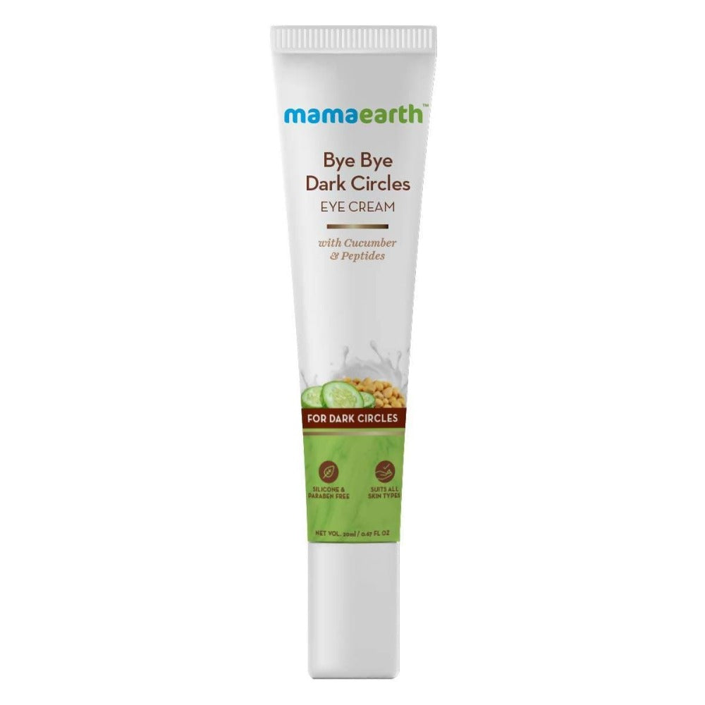 Mamaearth Bye Bye Dark Circles Eye Cream | Grocsy