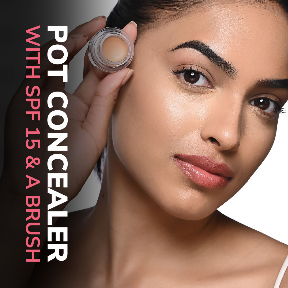 Mila Beaute Conceal It Pot Concealer Creamy Matte Finish with SPF 15 - Rich Vanilla | Grocsy