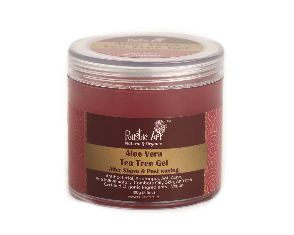 Rustic Art Tea Tree Gel After Shave & Post Waxing | Grocsy